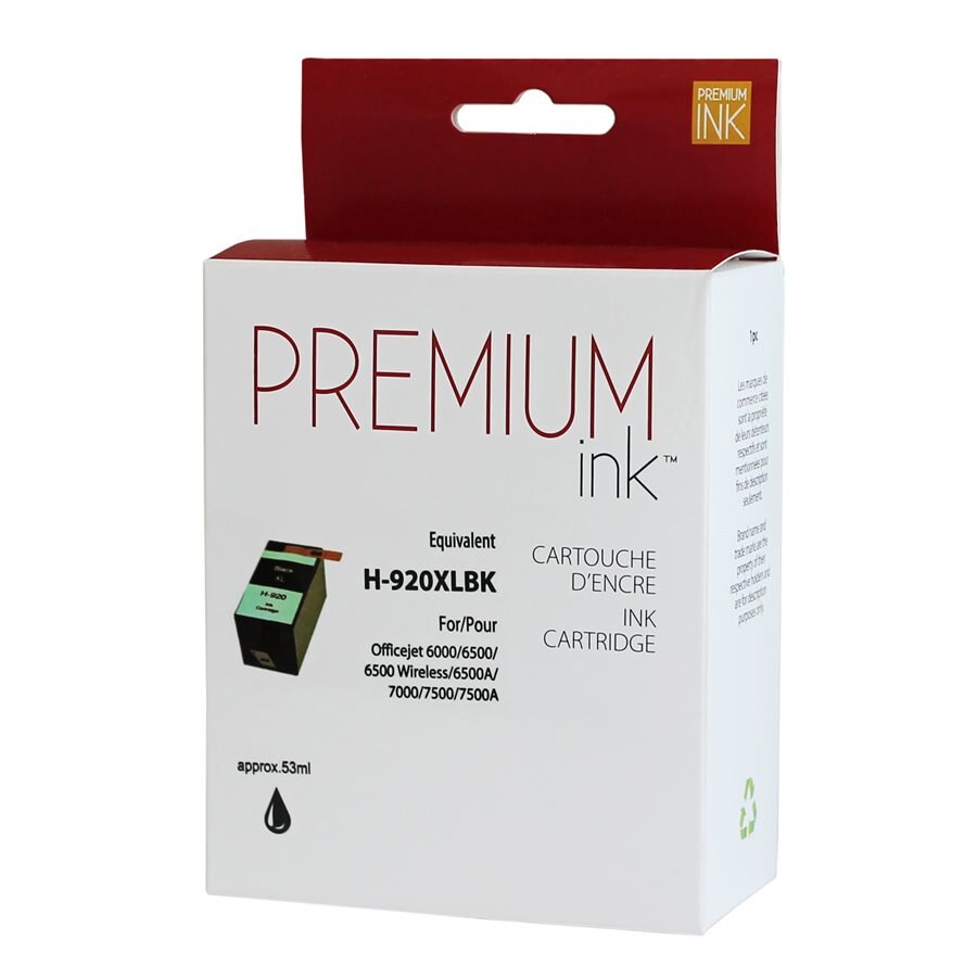HP No. 920XL CD975A Alternative Black Premium Ink XL 49ml
